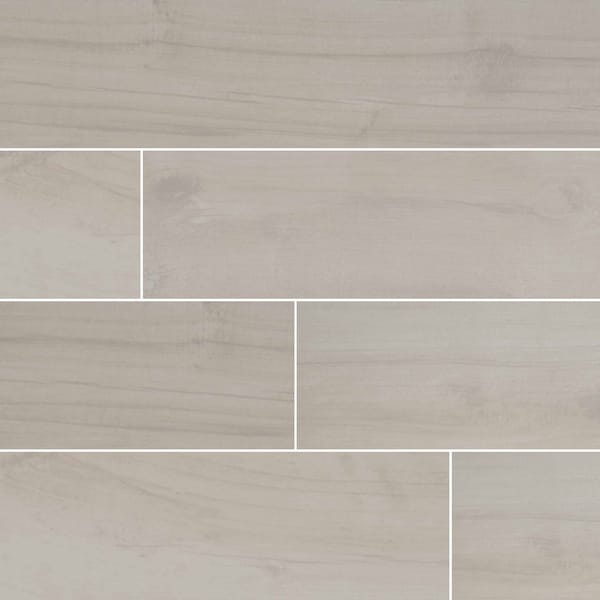 Palmetto Bianco 6 In. X 36 In. Porcelain Floor And Wall Tile, 10PK